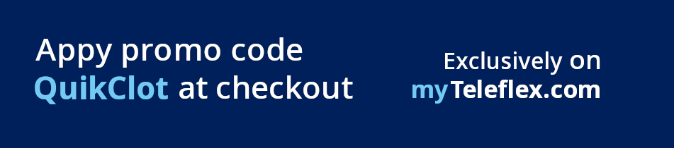 Apply promo code QuikClot at checkout